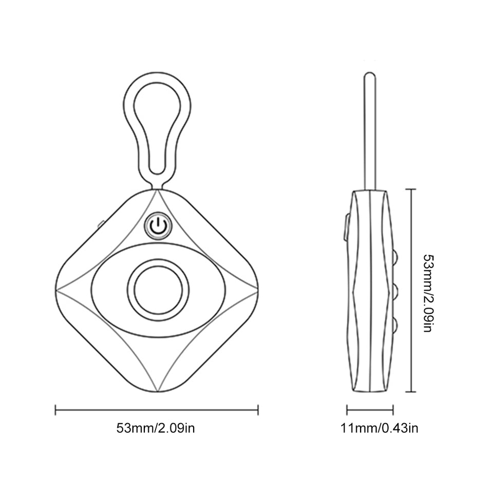 LD Hidden Camera Detector With Keychain