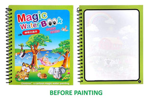 LD Reusable Magic Water Coloring Book
