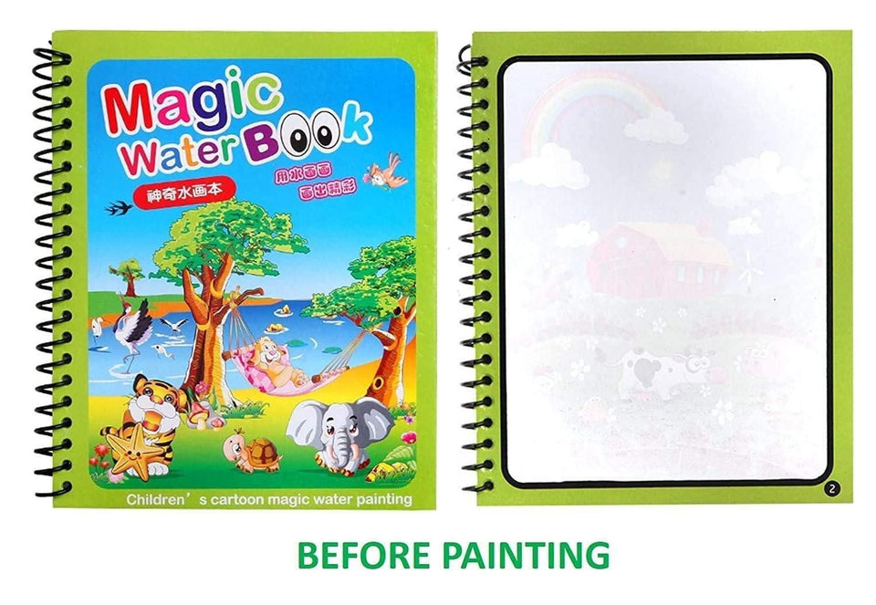LD Reusable Magic Water Coloring Book