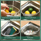 LD Corner Sink Drain Basket – Stainless Stee