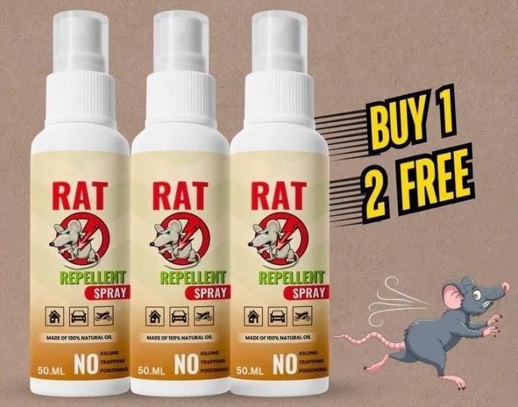LD Rat Repellent Spray 50ML (2-Pack)