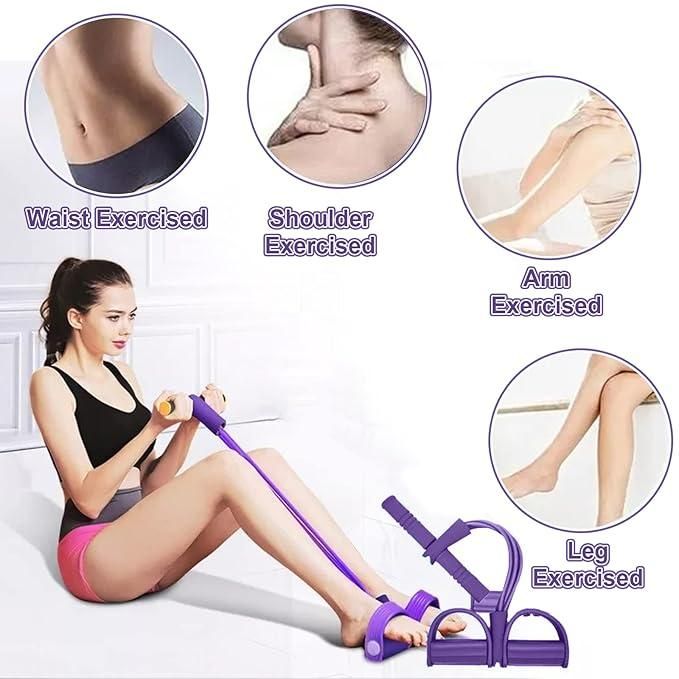 LD Yoga Resistance Band with Pedal Puller