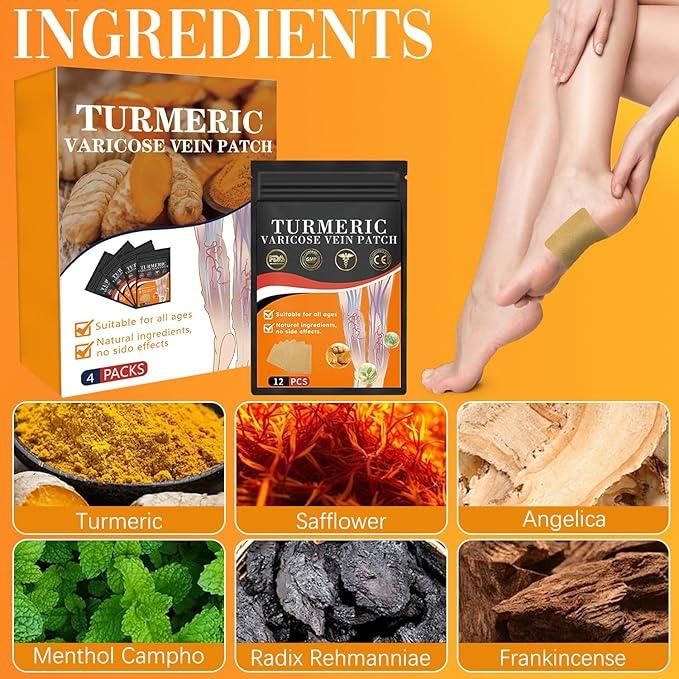 LD  Pain Relief Turmeric Patches (10 Pcs)