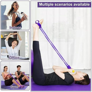 LD Yoga Resistance Band with Pedal Puller