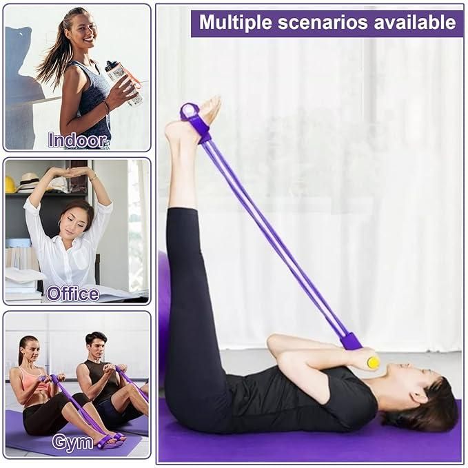 LD Yoga Resistance Band with Pedal Puller