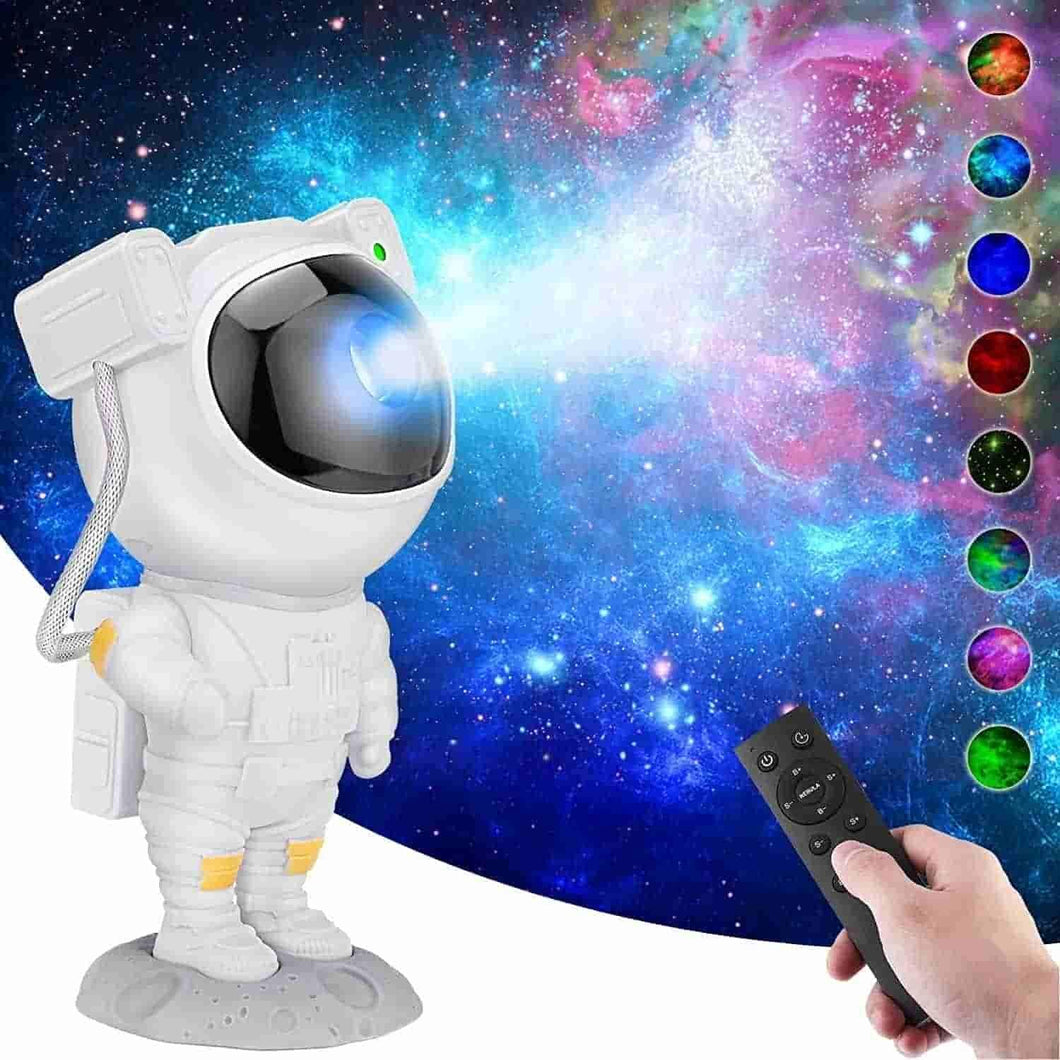 LD Galaxy Projector - 360 Magnetic Head Rotation, Remote Control