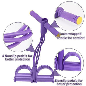 LD Yoga Resistance Band with Pedal Puller