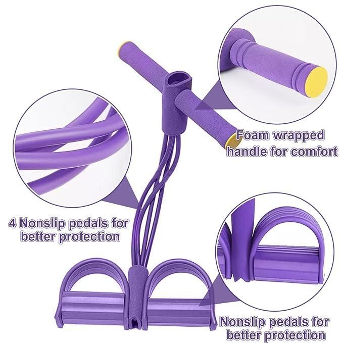 LD Yoga Resistance Band with Pedal Puller