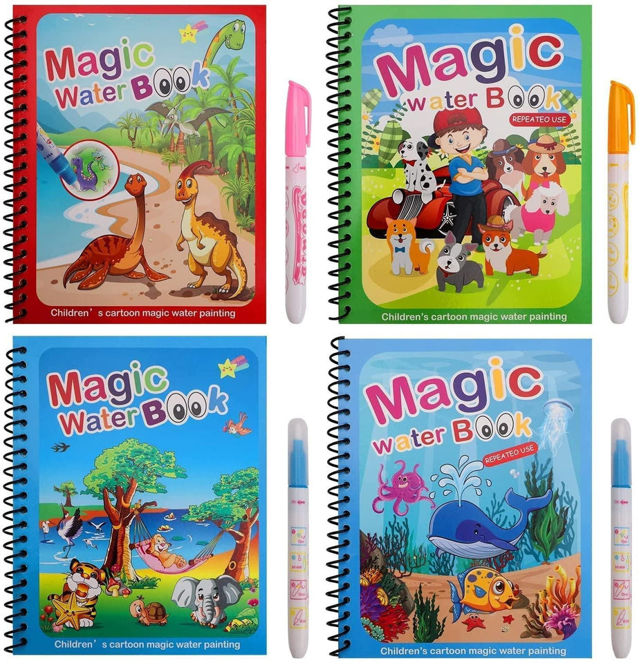 LD Reusable Magic Water Coloring Book