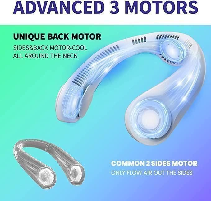 LD Bladeless Rechargeable Neck Fan