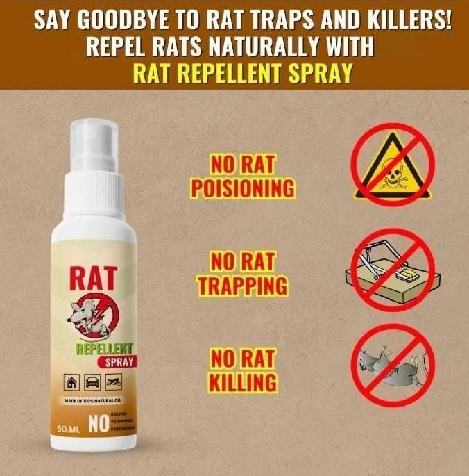 LD Rat Repellent Spray 50ML (2-Pack)