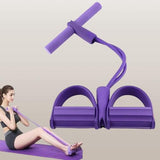 LD Yoga Resistance Band with Pedal Puller