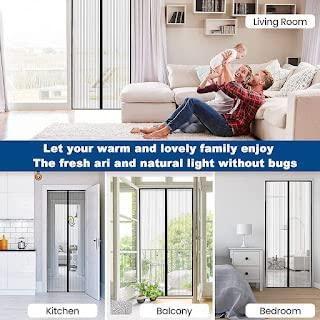 LD Mesh Magnetic Mosquito Curtain with Magnets Reinforced Polyester