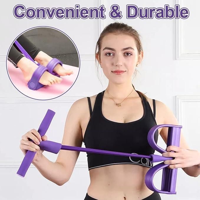 LD Yoga Resistance Band with Pedal Puller
