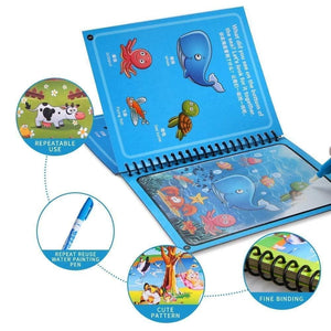 LD Reusable Magic Water Coloring Book