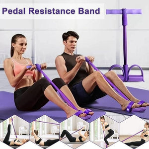 LD Yoga Resistance Band with Pedal Puller