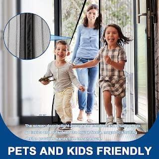 LD Mesh Magnetic Mosquito Curtain with Magnets Reinforced Polyester