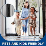 LD Mesh Magnetic Mosquito Curtain with Magnets Reinforced Polyester