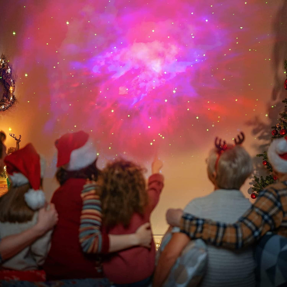 LD Galaxy Projector - 360 Magnetic Head Rotation, Remote Control