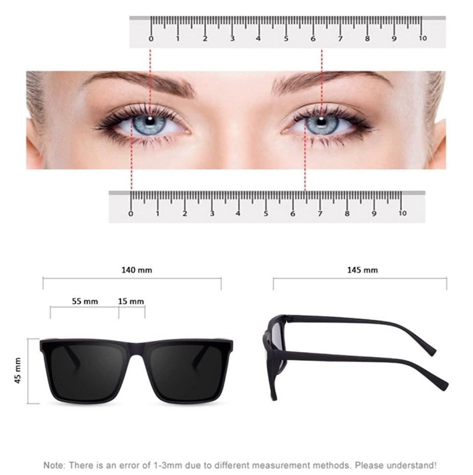 LD Square Sunglasses Polarized
