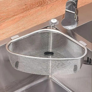 LD Corner Sink Drain Basket – Stainless Stee