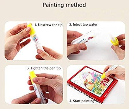 LD Reusable Magic Water Coloring Book