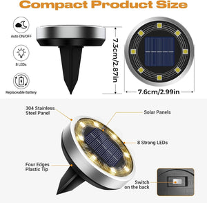 LD SunGlow Waterproof Garden Lights (Pack of 4)