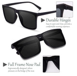 LD Square Sunglasses Polarized