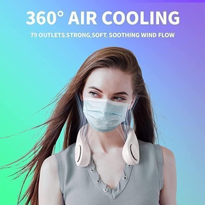 LD Bladeless Rechargeable Neck Fan