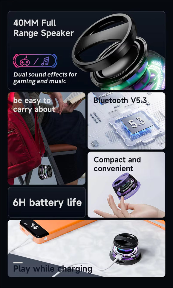 LD Wireless Portable Magnetic Speaker